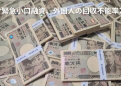 コロナ緊急小口融資、外国人の回収不能率29.2％